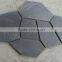 natural black culture stone flagstone mats slate tile