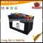 Dry charged 12v car battery with JIS standard