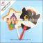 2015 Guangzhou factory custom plastic folding hand fans