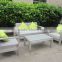 aluminum sofa garden furniture, waterproof aluminum sofa set, heavy duty hotel sofa