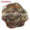 synthetic clip on messy hair bun extension chignon hair piece wig                        
                                                Quality Choice