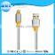 MFi certified c48 connector Flat TPE jacket Aluminum shell usb charger cable