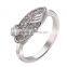Luxury Fashion Jewelry Women Zircon White Gold Plated for Girlfriend Gift