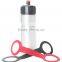 Flexible soft customized logo color silicone rubber hiking bottle holder