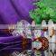 2016 small crystal cow born statue for outdoor decoration