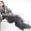 New Design Ladies High Knee Boots Fur Socks Mongolian Sheep Fur Leg Warmers