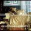 Made in China luxury silk duvet cover set camel jaquard bedding set
