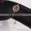 exquisite elegant best sales 18k gold ring charm bracelet jewelry