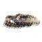 KJL-ST0004Natural Mix semi preicous stone bracelet 8MM round beads fashion semi precious stone jewelry bracelet & bangle