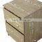 wooden grain melmained MDF cheap Modern large simple Modern used bedside cabinet