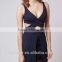 Latest Designer Cross Over Cut Out One Piece Long Maxi Dress