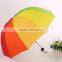 china supplier advertising product high quality rainbow umbrella folded