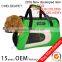 2016 new developement green luxury nylon pet carrier cat dog bag carrier