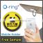 O-ring+ custom logo printable gifts plastic ring phone holder