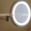 360 Degree Wall Mounted Shaving Small Magnifying LED Cosmetic Mirror