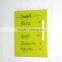 Rectangle shape office suppies tempered glass writing board