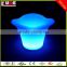 Popular PE Plastic Material LED Ice Bucket Ice Bucket With Lid