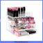 Newly special discount acrylic makeup organizer with 2 drawers