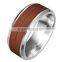 Men Titanium Tungsten Carbide Ring Stainless Steel and CZ Rings Jewlery