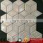 IMARK White Color Foshan Ceramic Mosaic Tile With Polished Surface For 3D Bathroom Wall Design