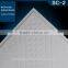 Classic design decorative white square suspended metal ceiling panels