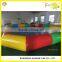 2015 hot sale 10x10m inflatable swimming pool with slide price