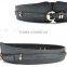 wide waist pu leather SET belt