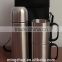 Fashionable Stainless Steel gift set 500ml vacuum flask and 2pcs 220ml stainless steel coffee mug