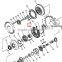 175-13-21124 pump for D155A-1 bulldozer 175-13-21123