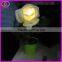 wholesale artifical rose led light flower pot