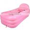 Inflatable adult bathtub,bule bathtub made of PVC, freestanding bathtub for adult. portable massage spa