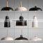 North Europe classic design pot cover shape industrial metal single pendant light for coffee bar and restaurant