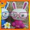 Newly Design Big glasses cartoon rabbit table lamp,desk lamp,residential lighting,gift.