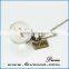 Real fern beautiful pendant 20mm size wish charm necklace pendant