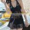 BSC106 2016 New women lace one piece pure skirt bikini swimwear