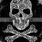 customize body temporary fashion adults sticker tattoo water transfer tribal tattoo skull
