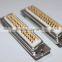 HD-sub connector male 50 pins in terminal block