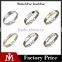 Classic two tone crystal wire bracelet jewelry stainless steel watch bangle for men