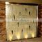 glass water fountain for company background wall decor waterfall