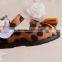 2016 wholesale Leopard grain baby leather dress shoes for girls