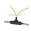 Multifunctional black or pink fashionable wired bluetooth necklace headset