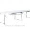 Outsunny 95" Quad-Fold Aluminum Camping Table w/ Carrying Handle
