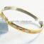 18K Gold Jewelry Simple Designs Bangle