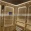 accessories display cabinet, wood store furniture, wall mounted display showcase