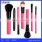 Bamboo brush, wooden brush, make up brush set, different types of makeup brushes