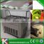 Commercial square pan fried ice cream maker roll machine for sale with 5 topping pan and refrigerator