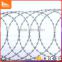 silver color and smooth surface razor wire fence coated copper wire for jewelry