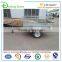 Hot dipped galvanized single axle travel box trailer