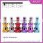 Wholesale 10ml Mini Bear Shaped UV Gel Colored Aluminum Atomizer Perfume Spray Glass Bottle