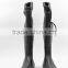 fashion gumboots with lock,black popular pvc safety boots